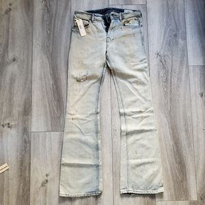 Men's Diesel Zathan Jeans W26 L32 Vintage Light Blue NWT